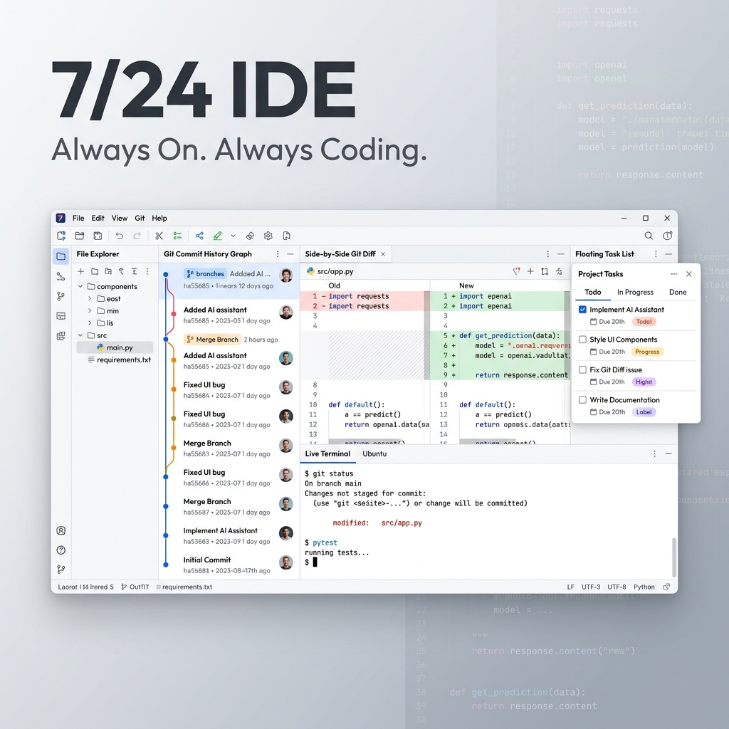 7/24 IDE Screen Showcase